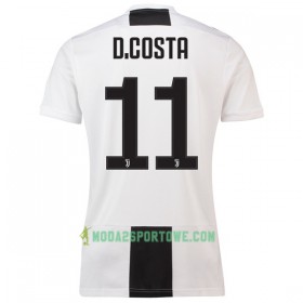 Koszulka Juventus D.Costa 11 Domowe Stroje Piłkarskie 2018/19 Krótki Rękaw